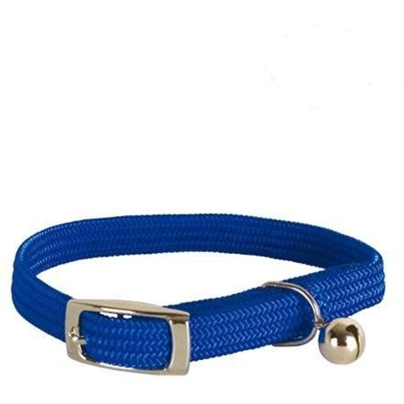 Collier Elastique Bleu Pour Chat 28 Cm