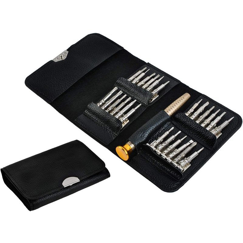 Kit outils de precision Tournevis aimantés avec Fente pour vis Torx 25 en 1 HDEO