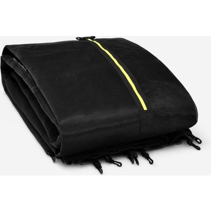 Costway Filet De Sécurité Pour Trampoline 427 Cm Porte À Glissière Double Et Boucles De Protection Matériau Pe Intérieur/Extérieur