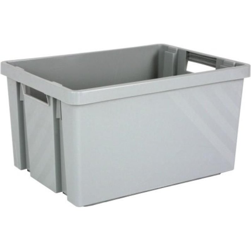 Bac gerbable et emboitable polypropylène coloris bleu 30 litres