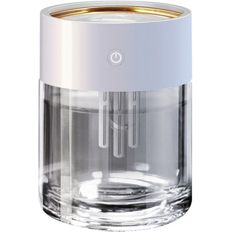 Humidificateur USB 2l, diffuseur d'huile essentielle ultrasonique d'aromathérapie avec lampe LED, Triple buse, brouillard épais, humidificateur d'arôme