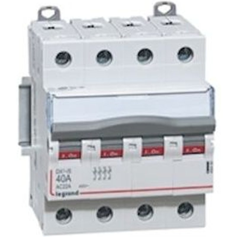 Interrupteursectionneur DX³IS 4P 400V 40A 4 modules