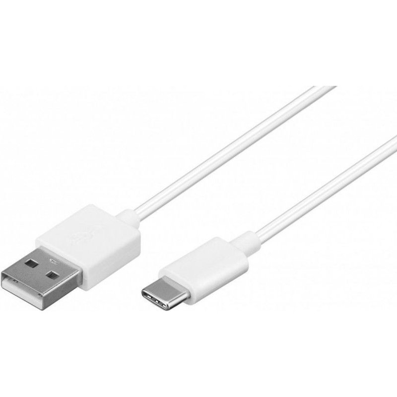 Cable Goobay Usb 2.0 Type C - A Mm 50cm (blanc)