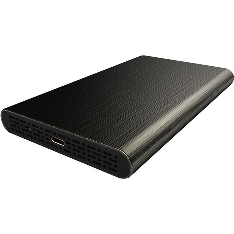 Boitier 2,5" USB 3.1 Noir pour disque dur 2.5" SATA Mac-PC
