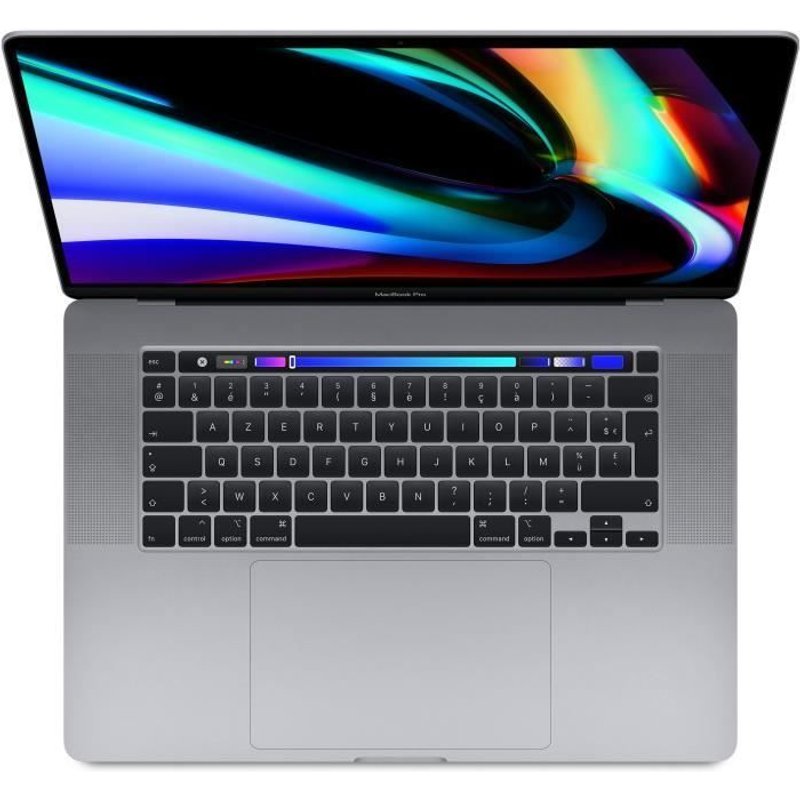MacBook Pro Touch Bar 16"Core i9 2,4 Ghz 32 Go 512 Go SSD Gris sidéral (2019) - Batterie Neuve - Reconditionné - Etat correct