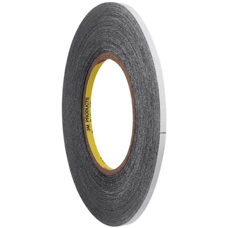 Rouleau ruban adhésif autocollant double face 4mm, 50m noir pour réparations téléphone, tablettes et ordinateurs - Visiodirect -