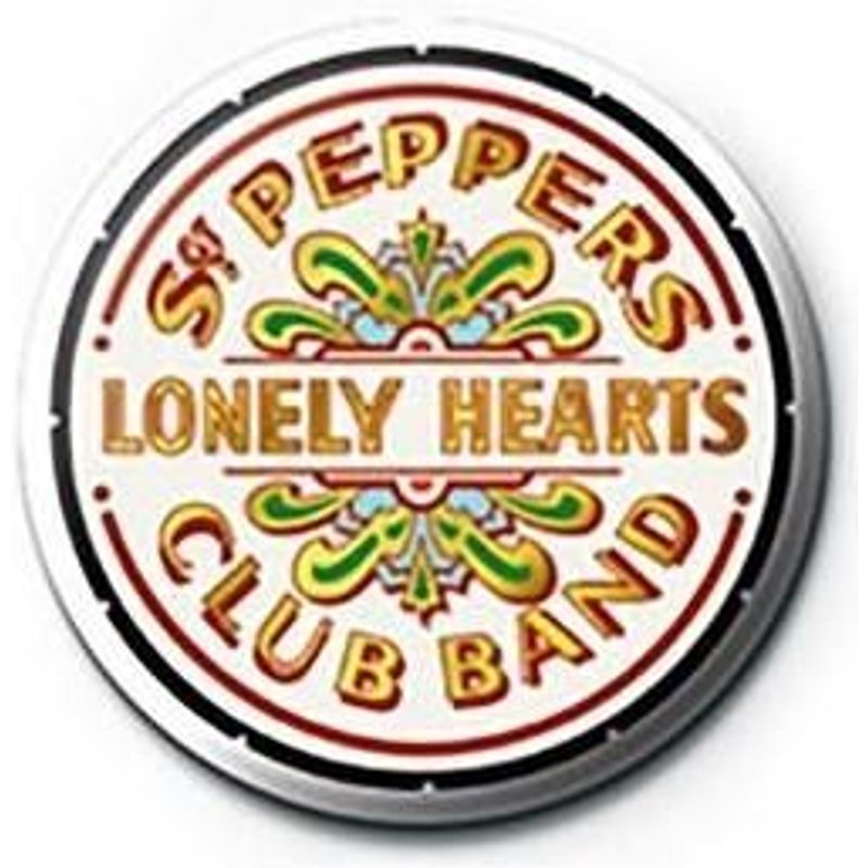 The Beatles - Sgt Pepper Logo - Button Badge 25mm
