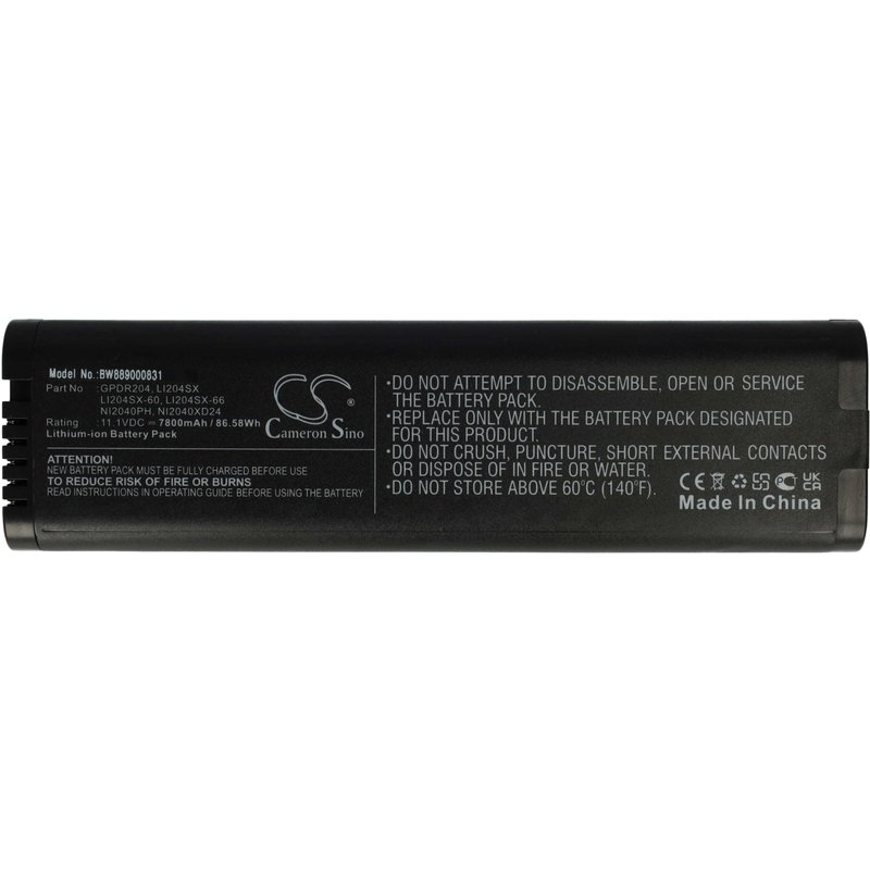 vhbw Batterie compatible avec Anritsu MS2027C, MS2028B, MS2028C, MS202xA, MS202xB, MS202xC outil de mesure (7800mAh, 11,1V, Li-ion)