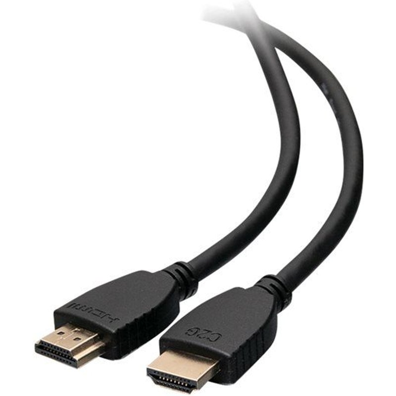C2G Câble HDMI 4K de 6 pieds avec Ethernet - Haute vitesse - Câble UltraHD - M/M - Câble HDMI avec Ethernet - HDMI mâle pour HDMI mâle - 1.83 m - blindé - noir