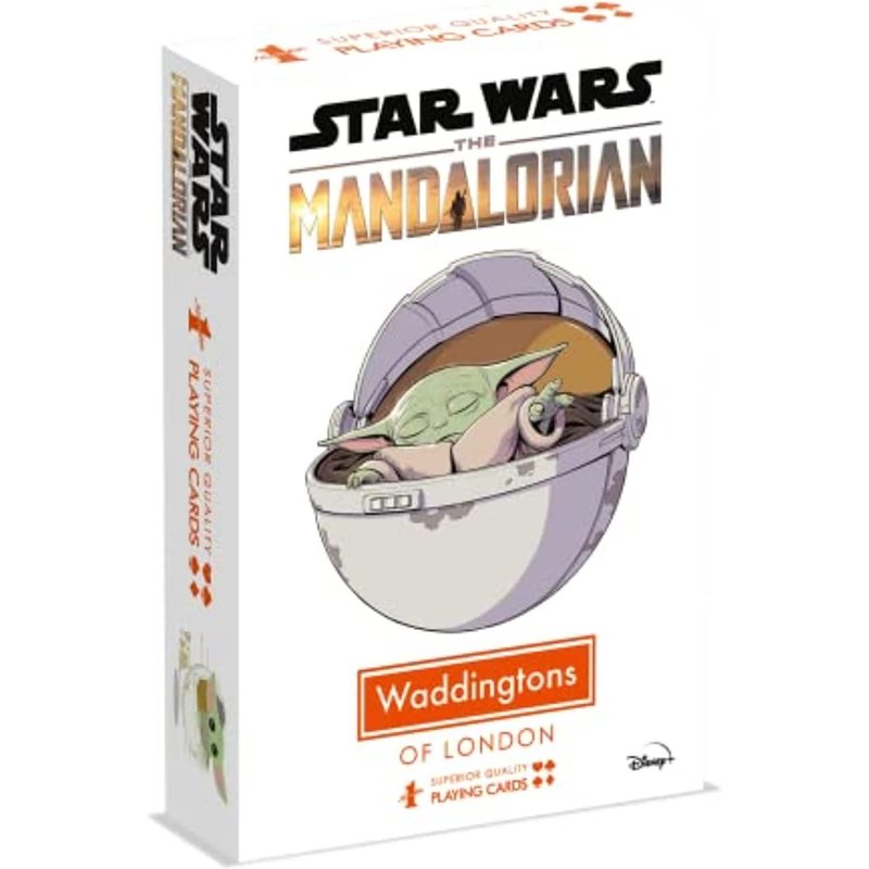 Winning Moves Jeu De 54 Cartes Grogu - The Mandalorian