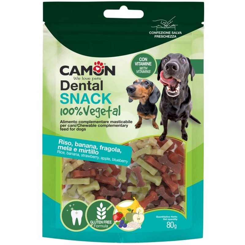Snack Veggie Riz Et Fruits Forme Os Camon Pour Chien