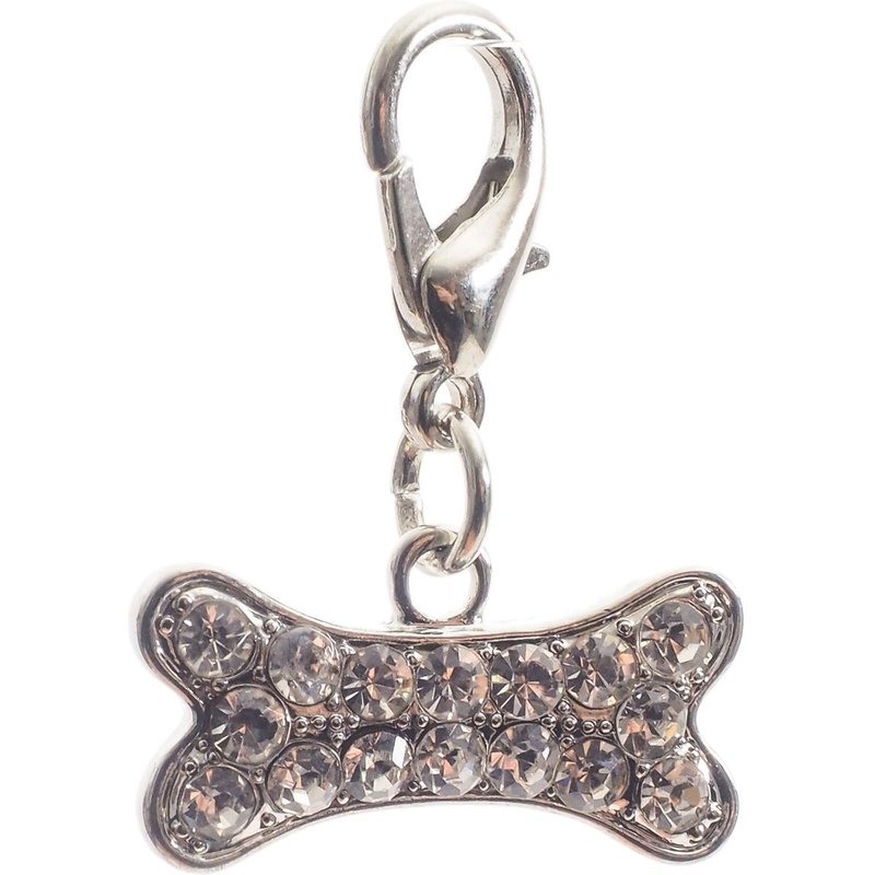 Médaillon Grand Os - Strass - 3.5 X 2.5 Cm