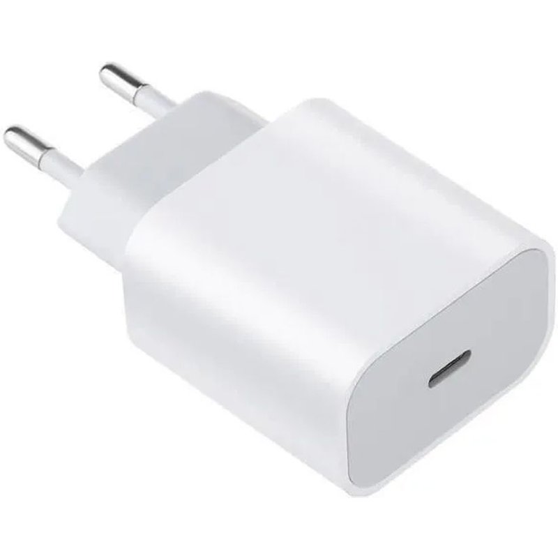Chargeur Rapide USB-C 25W Blanc pour iPhone 16 Pro Max / iPhone 16 Plus / iPhone 16 Pro / iPhone 15 - E.F.Connection
