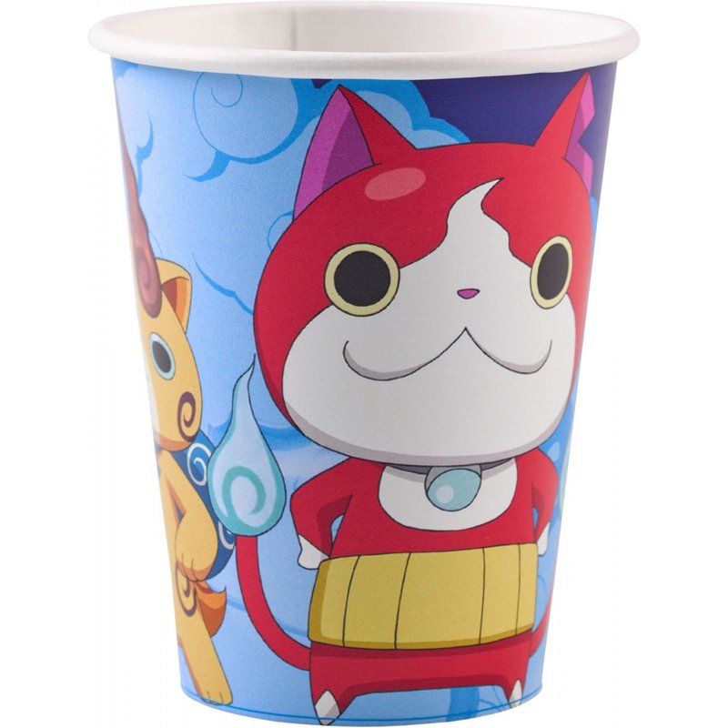 Amscan Europe Gmbh 8 Gobelets "Yo Kai Watch" 250ml