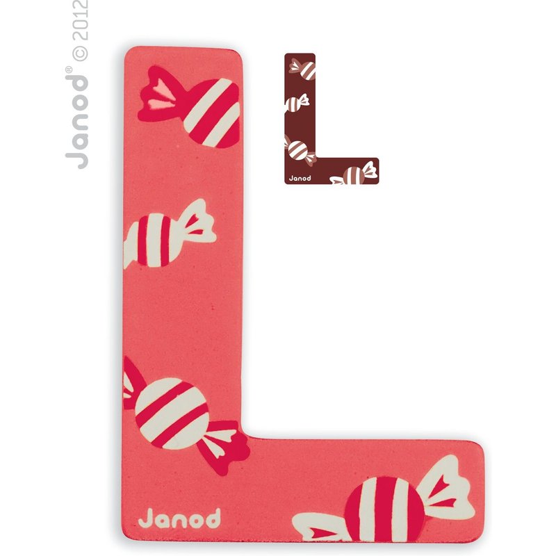 Janod Lettre Bois Abcdéco - L