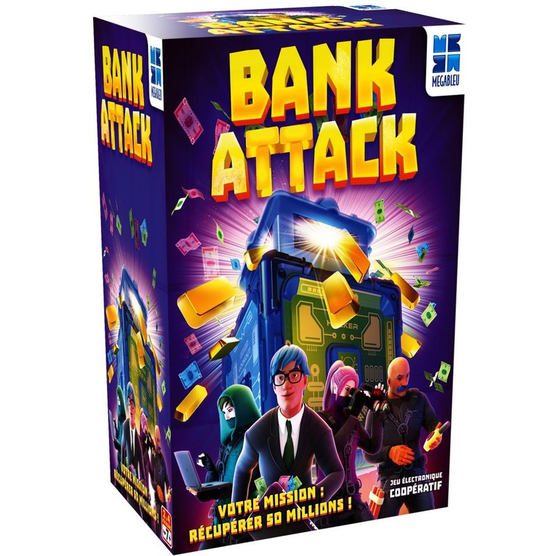 Megableu Bank Attack - Jeu De Société Coopératif