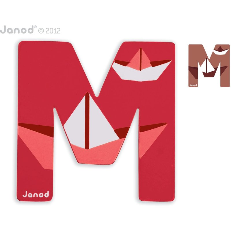 Janod Lettre Bois Abcdéco - M