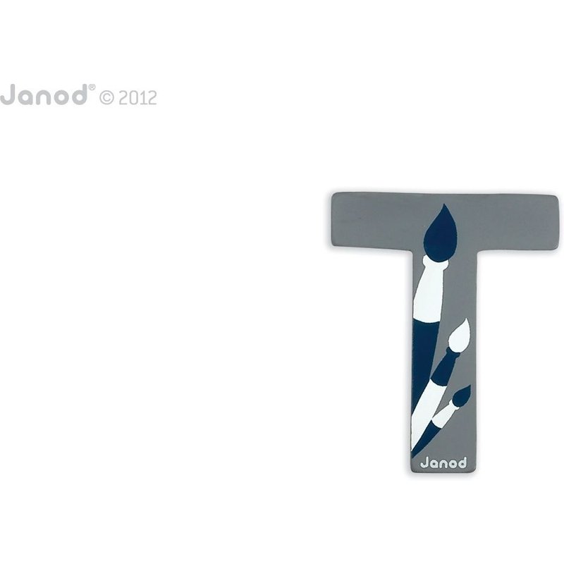Janod Lettre Bois Abcdéco - T