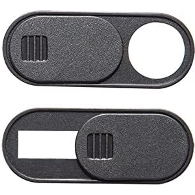 WE - Couvercle de caméra web - noir (pack de 3)