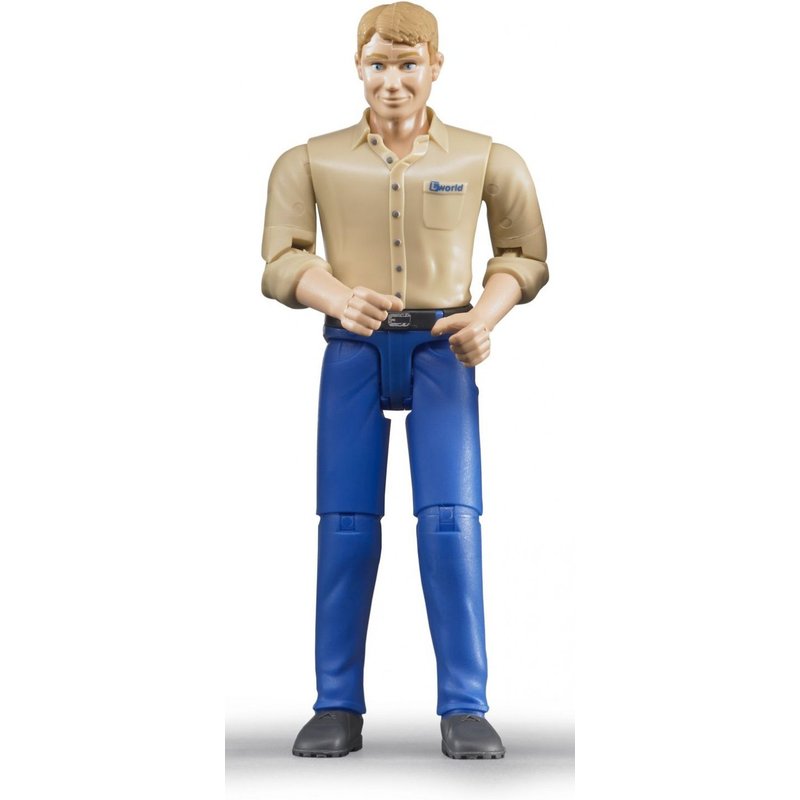 Bruder Homme Blond Avec Jean Bleu