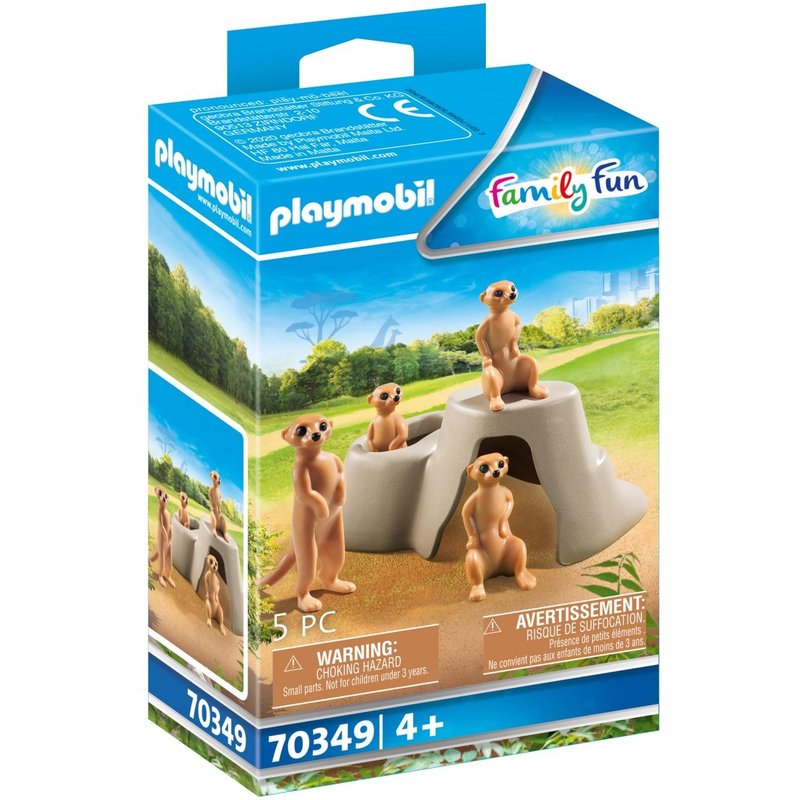 Playmobil 70349 - Suricates et rocher