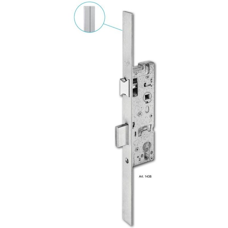 SERRURE NUM1438PZ RENOV AXE 45MM TETIERE INOX