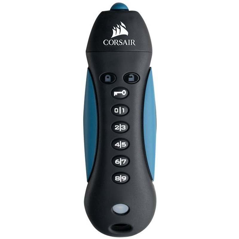 CORSAIR Flash Padlock 3 - Clé USB - chiffré - 64 Go - USB 3.0