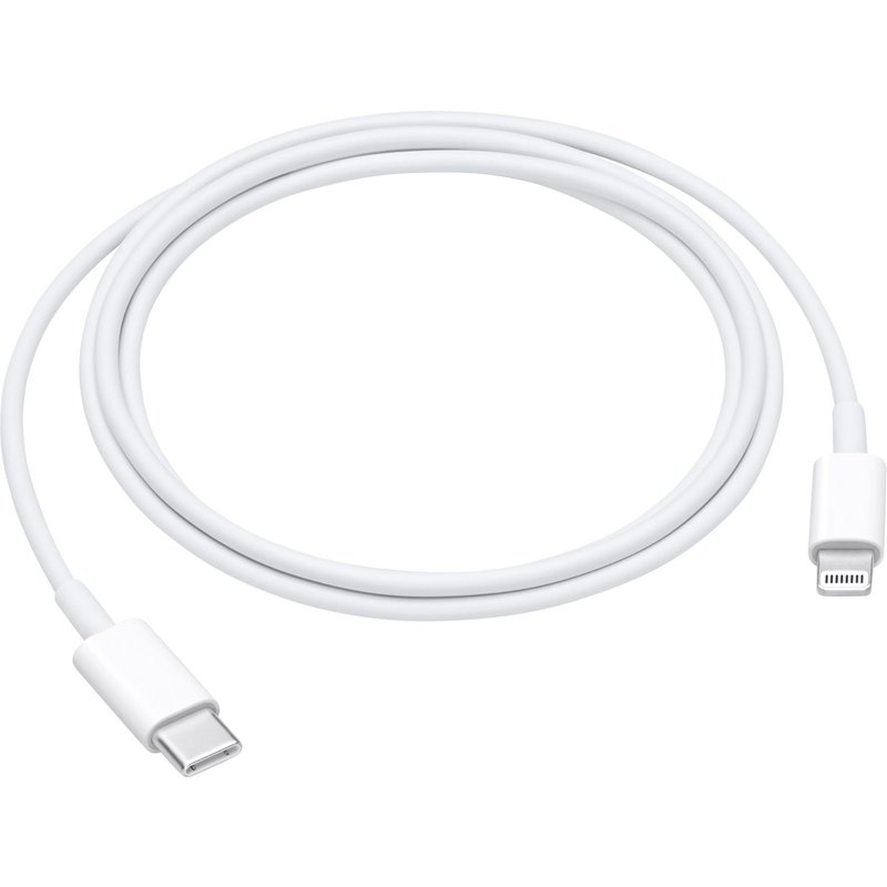 Apple - Câble Lightning - Lightning mâle pour USB-C mâle - 1 m - blanc