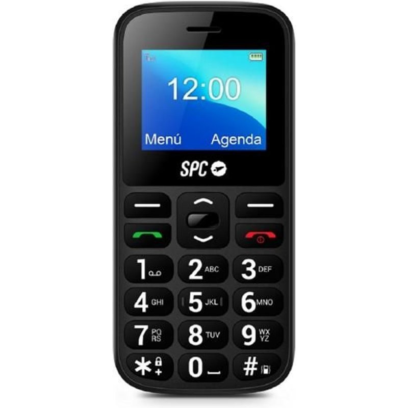 SPC FORTUNE 2 4G 4,5 cm (1.77") 74 g Noir Téléphone pour seniors