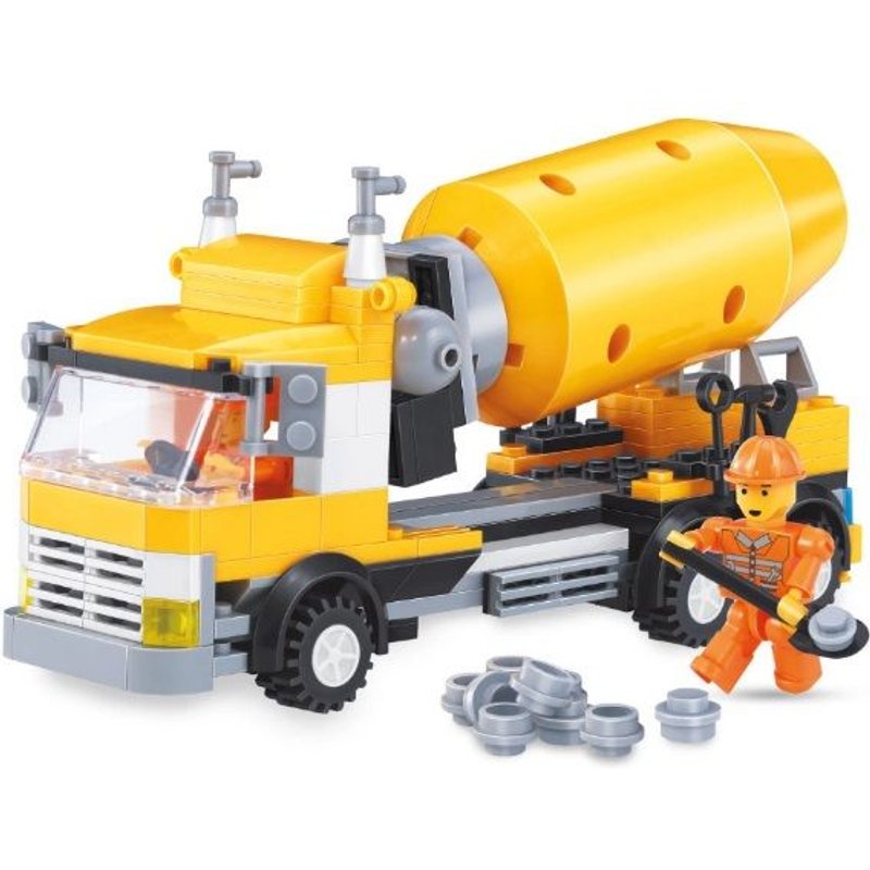 Blocs De Construction Alleblox Camion Beton Engin Chantier Constructioncrew 478242 Brique Emboitable