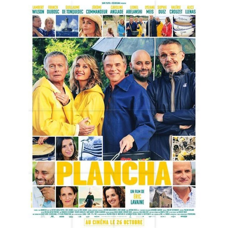 Plancha - Véritable Affiche De Cinéma Pliée - Format 120x160 Cm - De Eric Lavaine Avec Lambert Wilson, Franck Dubosc, Jérôme Commandeur, Guillaume De Tonquédec, Sophie Duez, Valérie Crouzet - 2022