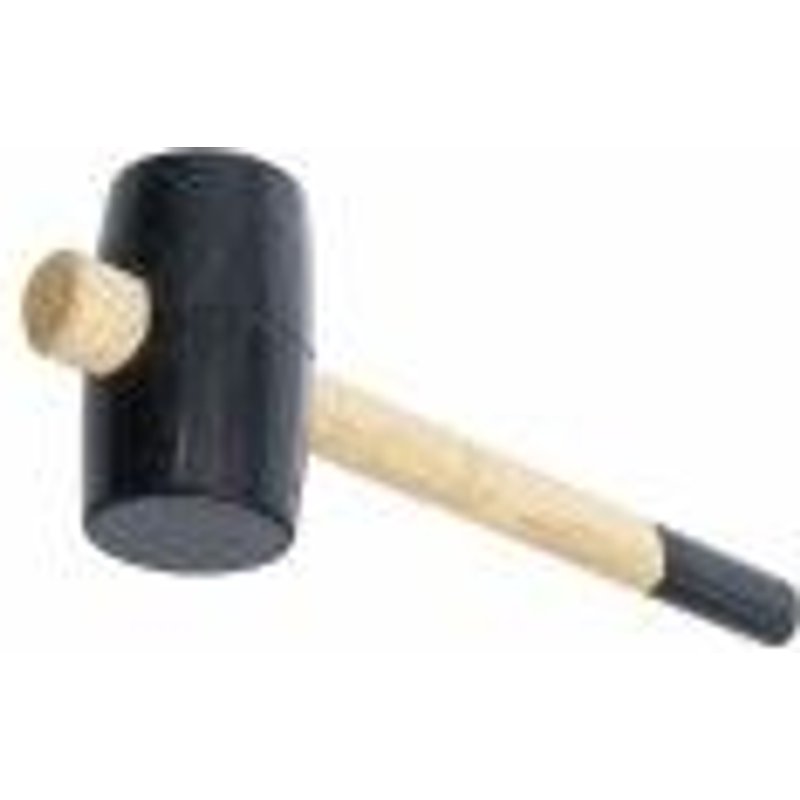 Maillet caoutchouc ? tête 64 mm 660 grammes manche bois BGS