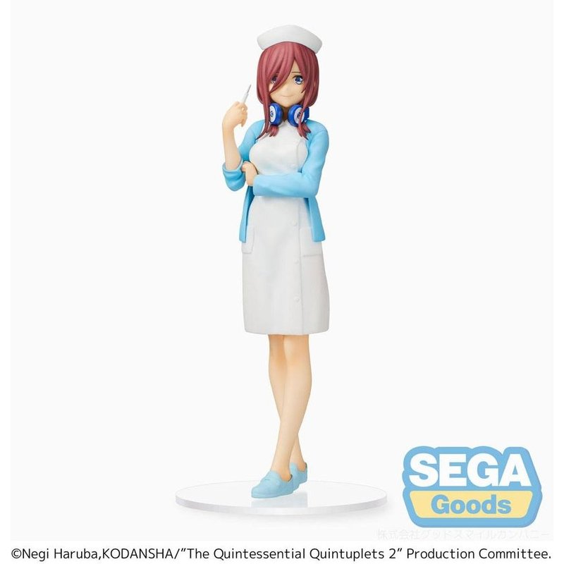 The Quintessential Quintuplets 2 - Statuette Spm Miku Nakano Nurse Ver. 21 Cm
