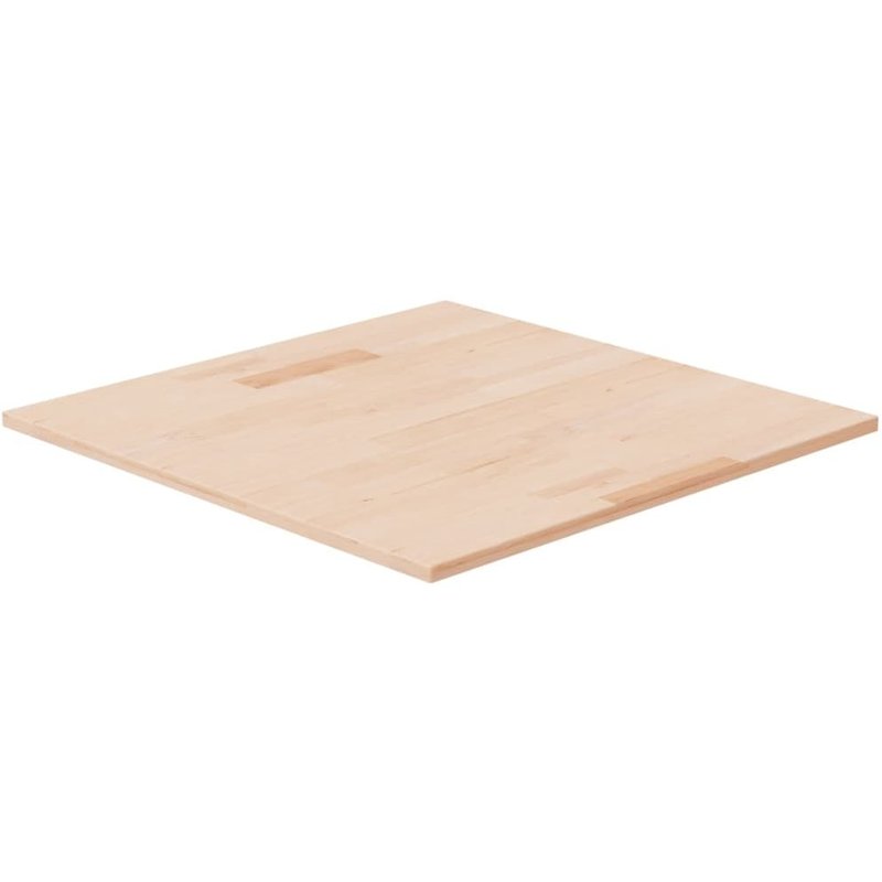 Vidaxl Dessus De Table CarrĂ© 60x60x1,5 Cm Bois ChĂȘne Massif Non TraitĂ©