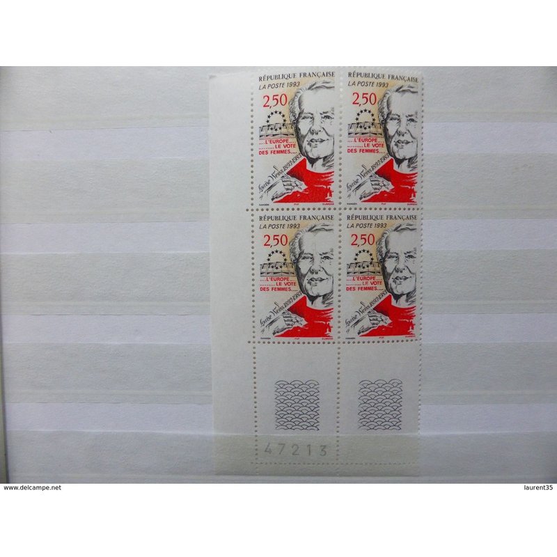 France.Bloc De 4 Numéroté Du N°2809 Vote De Femmes N**.