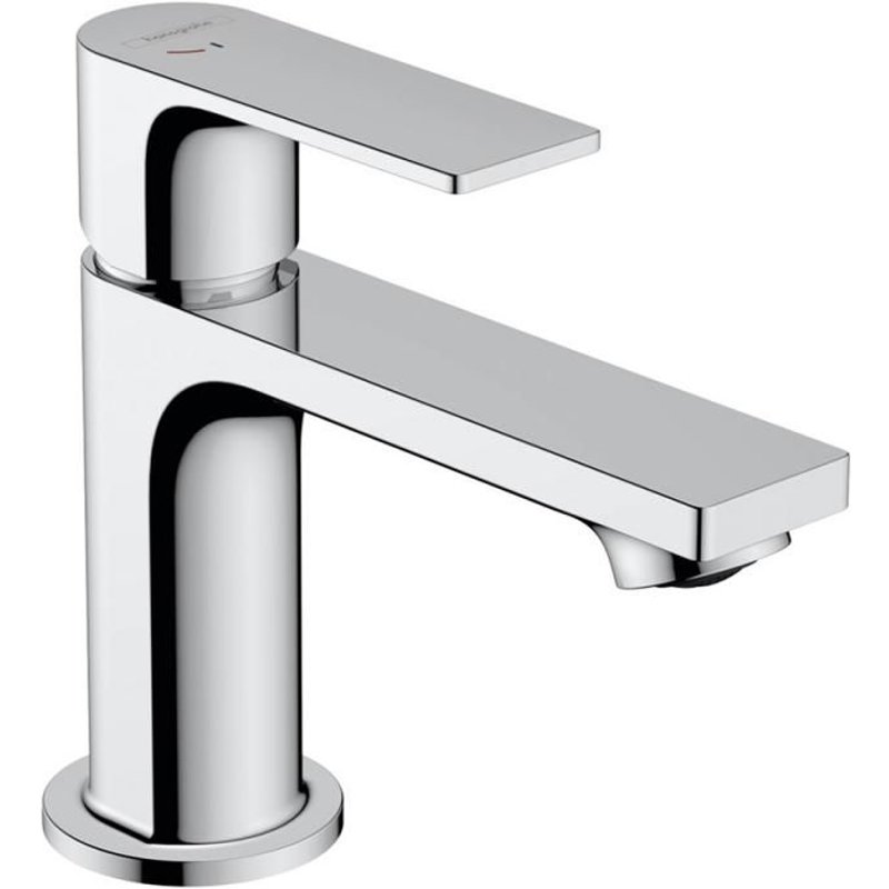 Hansgrohe Rebris E Mitigeur de lavabo monocommande 80 CoolStart avec garniture de vidage en plastique, 72553000