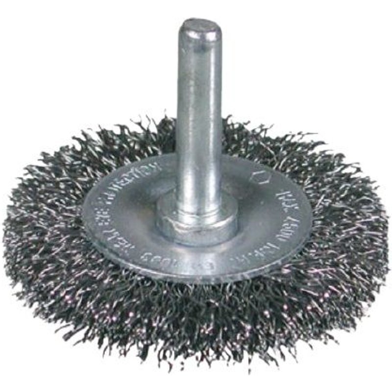 Brosse ronde fils ondulés RB6 75 mm tige 6 mm - OSBORN - 7003600421