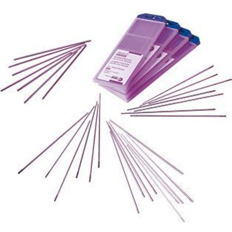 10 électrodes tungstène diamètre 2,4 x 150 mm E3 - ABICOR BINZEL - 700.0299