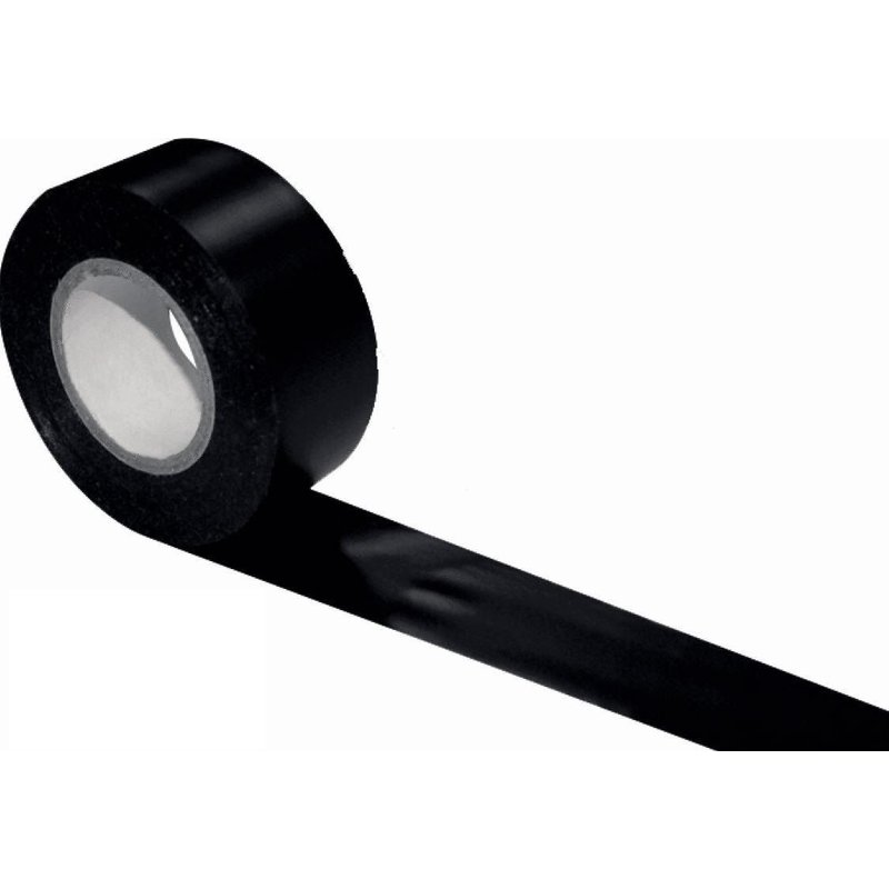 Ruban adhésif PVC souple noir 50X25X0,13mm - RUBAFLEX - ARP2550