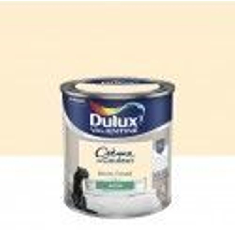 Peinture décoration finition crème de couleur satin blanc cassé 0.5l DULUX VELENTINE