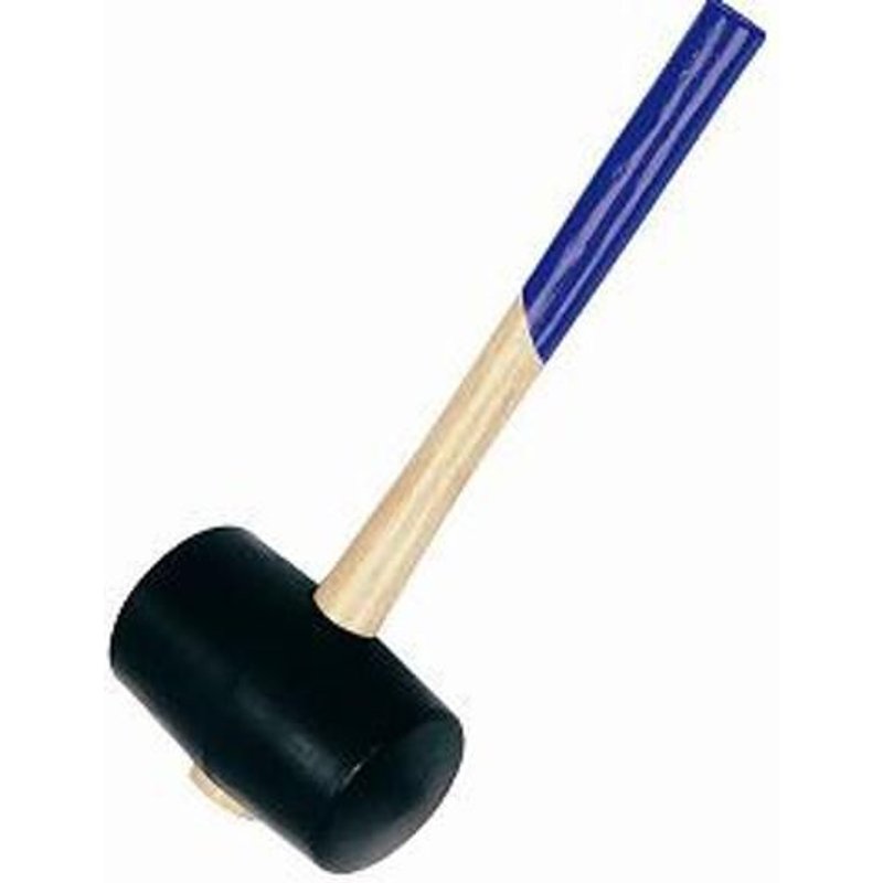 Maillet en caoutchouc SIEGER 75 mm avec manche