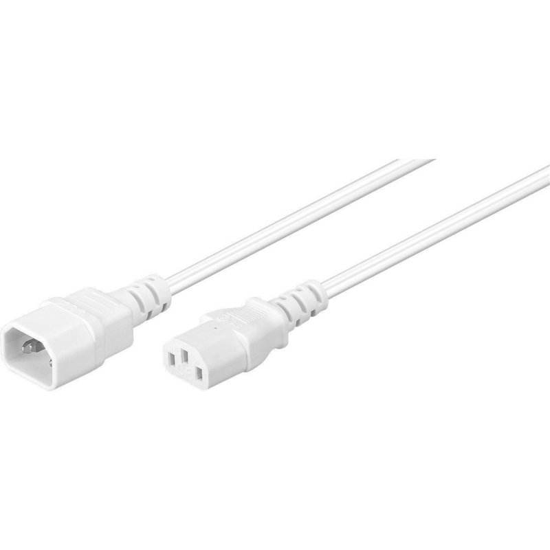 MicroConnect - Power Cord C13 - C14 1m White - Câbles d'alimentation externes