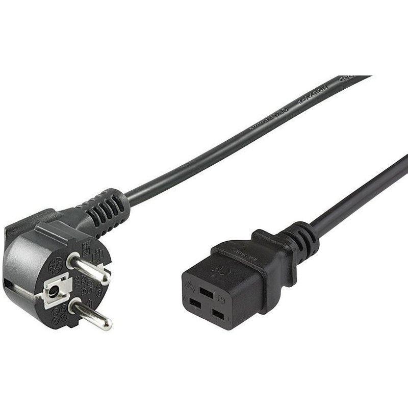 MicroConnect - Power Cord CEE 7/7 - C19 0.5m - Câbles d'alimentation externes