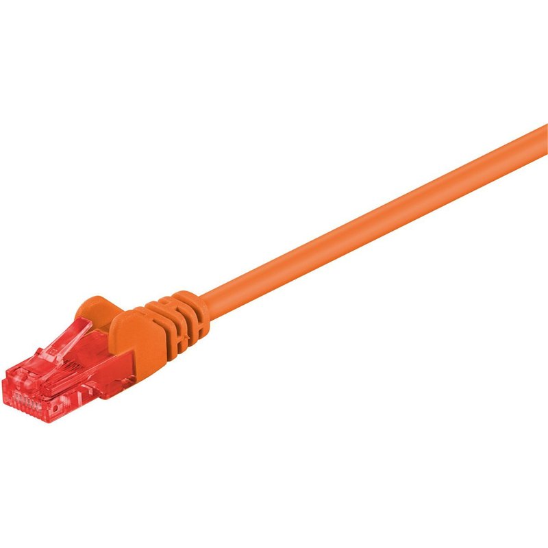 MicroConnect - U/UTP CAT6 0.5M Orange PVC - Câbles réseau