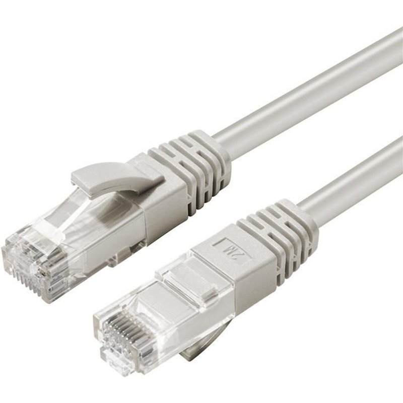 MicroConnect - CAT6A UTP 2m Grey LSZH - Câbles réseau
