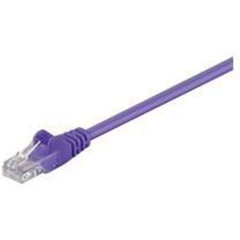 MicroConnect - U/UTP CAT5e 15M Purple PVC - Câbles réseau