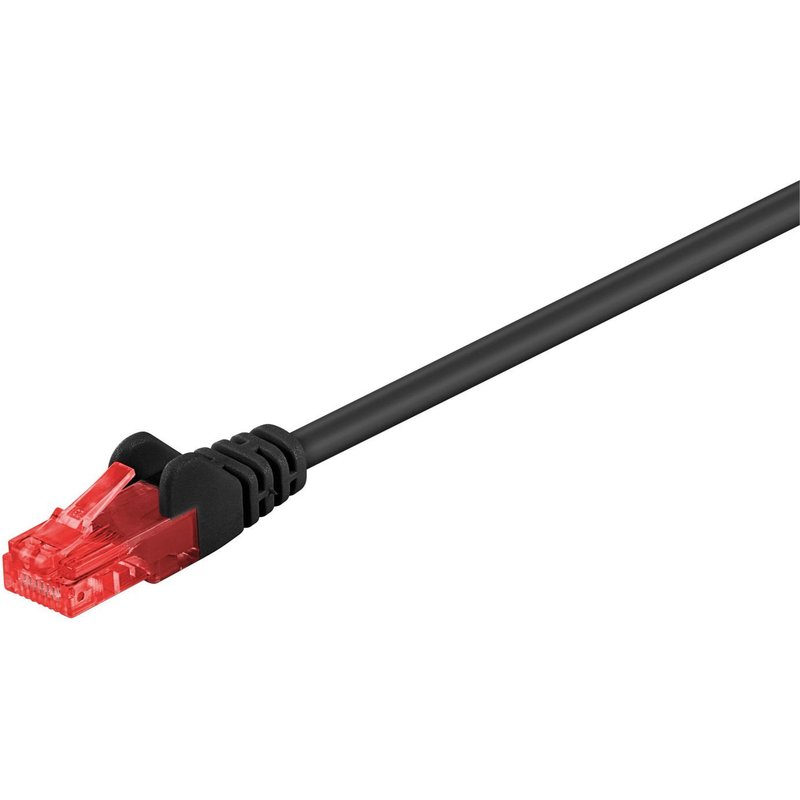MicroConnect - U/UTP CAT6 15M Black PVC - Câbles réseau