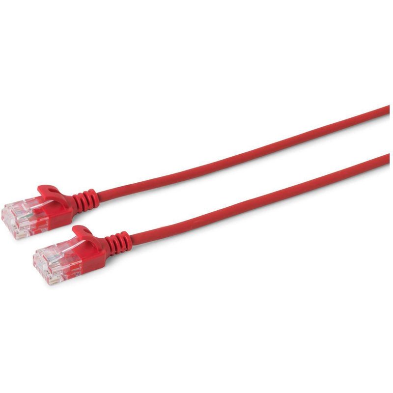 MicroConnect - U/UTP CAT6A Slim 5M Red - Câbles réseau