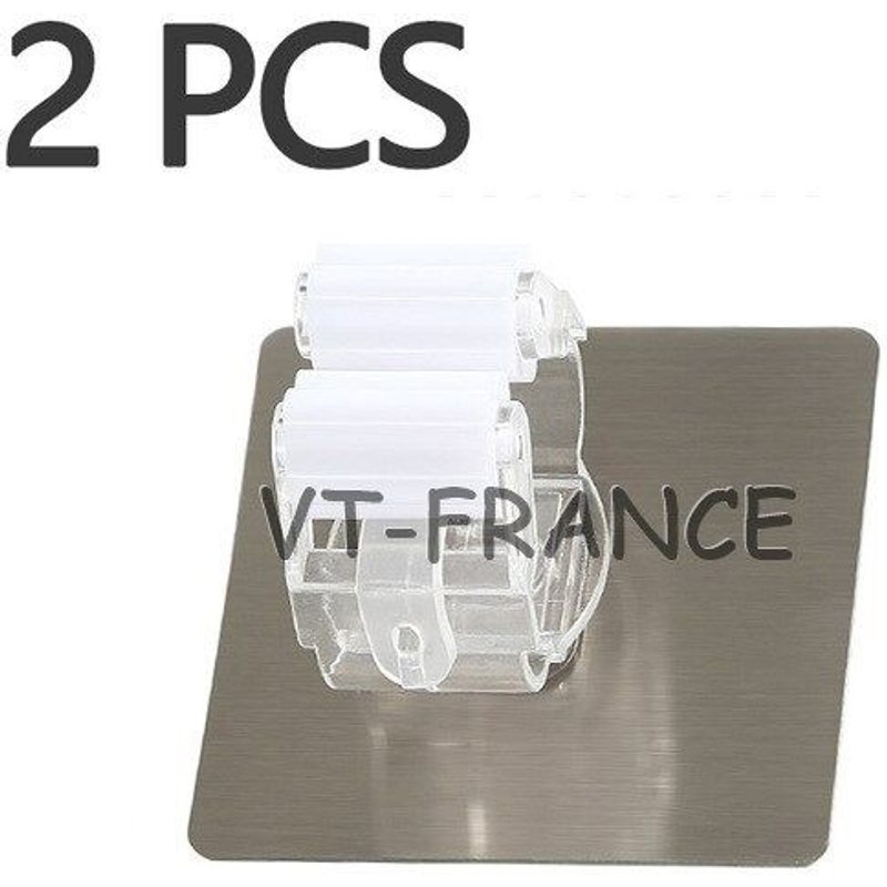 Crochet Adhesif Mural pour Balais, Modele: 2pcs