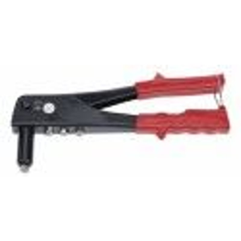 Pince à riveter 250mm 4 embouts interchangeable rivet 2.4 - 3.2 - 4 - 4.8 mm BGS